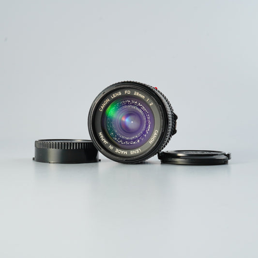 【ジャンク】 Canon New FD NFD 28mm F/2 単焦点レンズ
