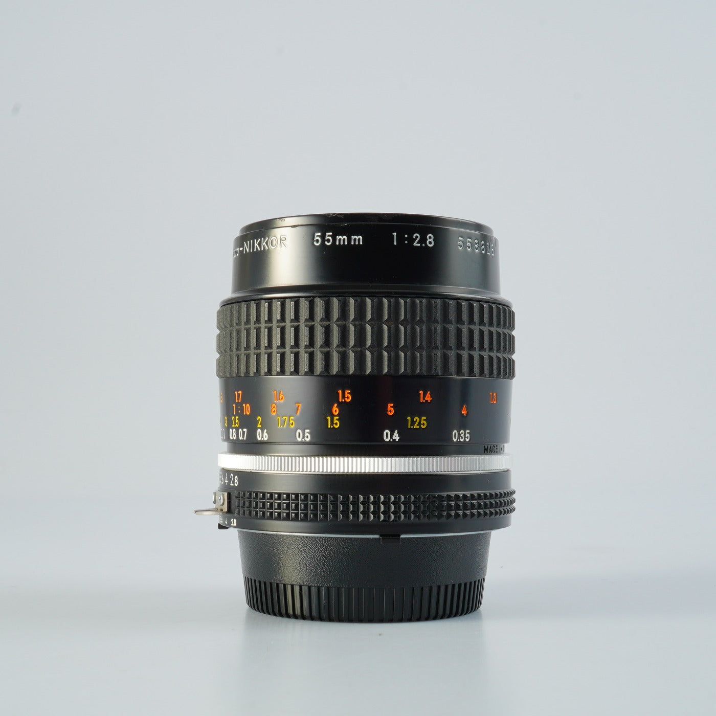 Nikon Ai-s Micro NIKKOR 55mm F/2.8 prime lens