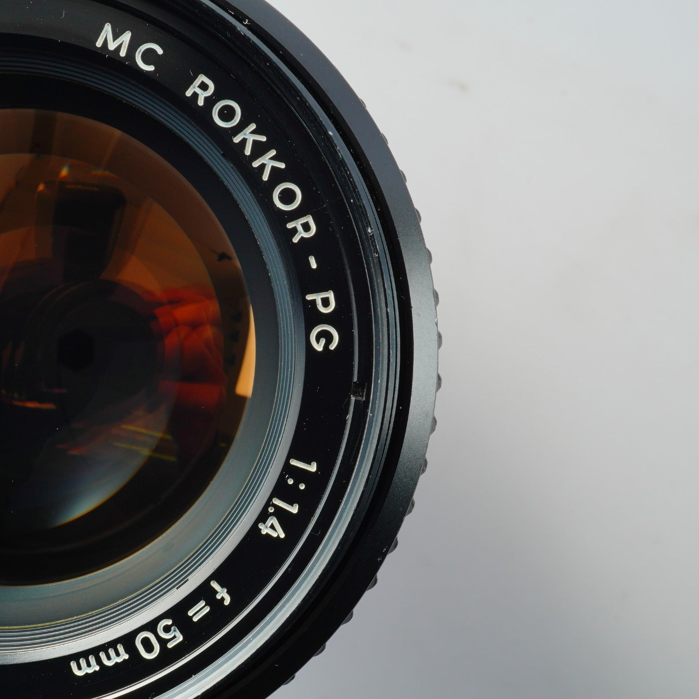 MINOLTA MC ROKKOR-PG 50mm F/1.4 prime lens