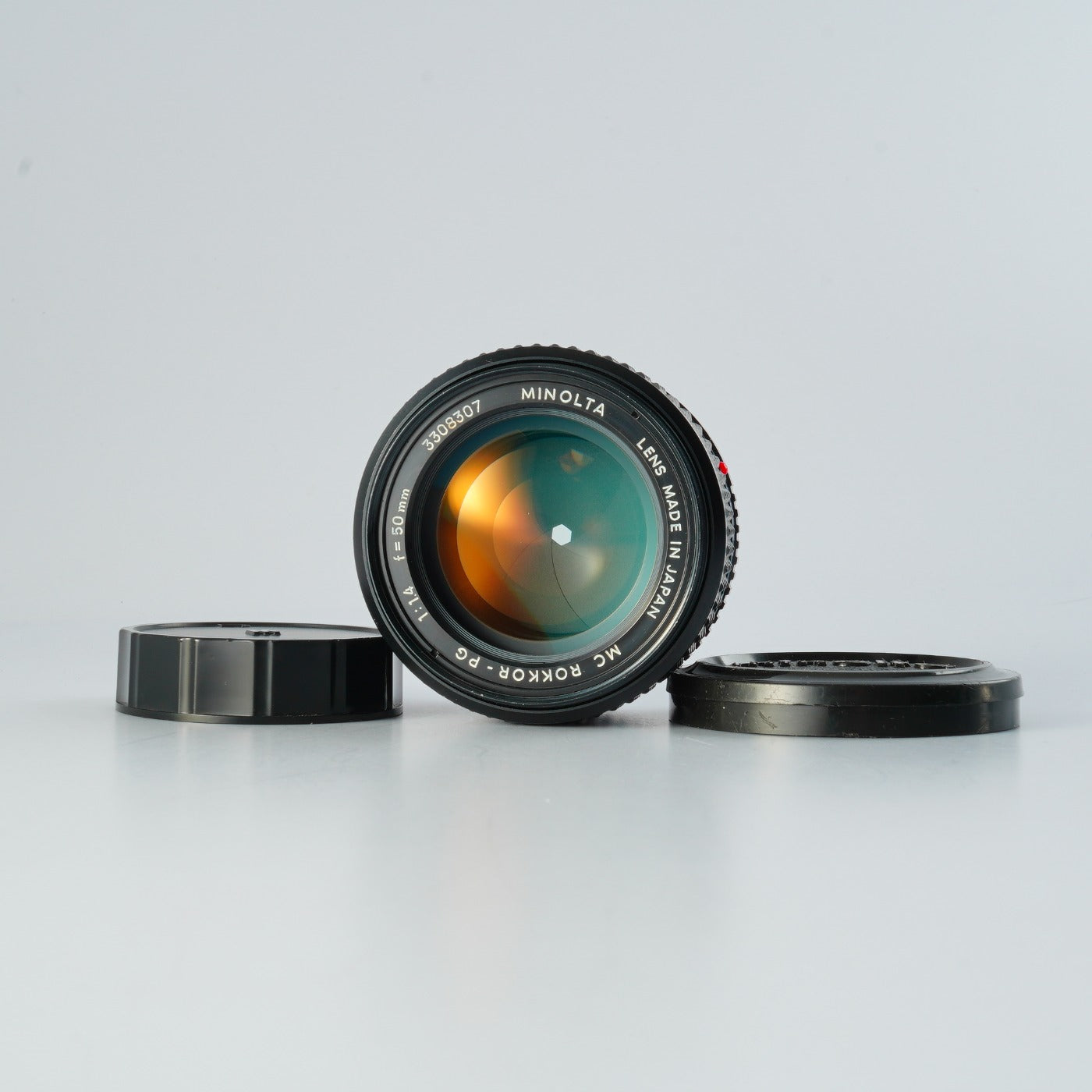 MINOLTA MC ROKKOR-PG 50mm F/1.4 prime lens