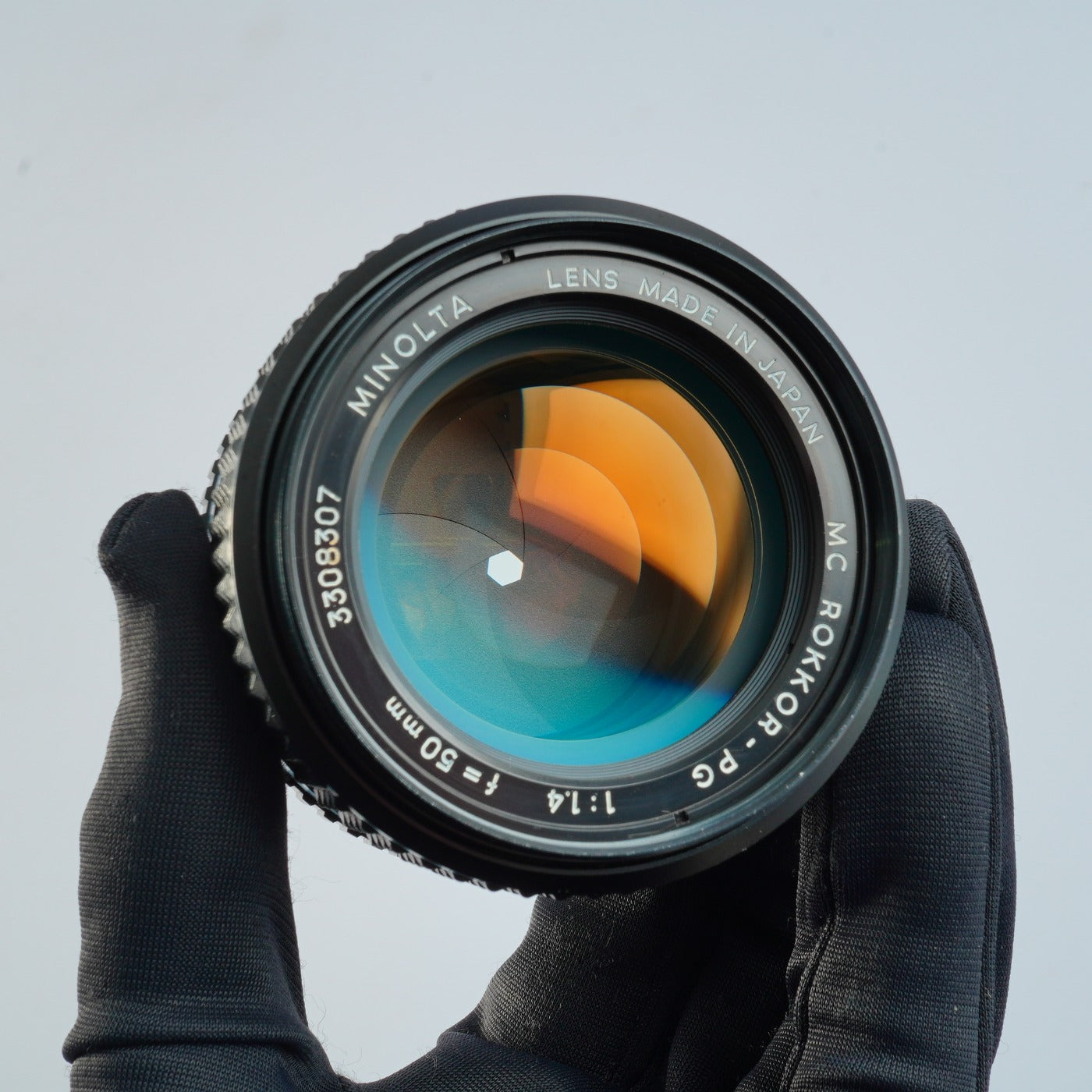 MINOLTA MC ROKKOR-PG 50mm F/1.4 prime lens