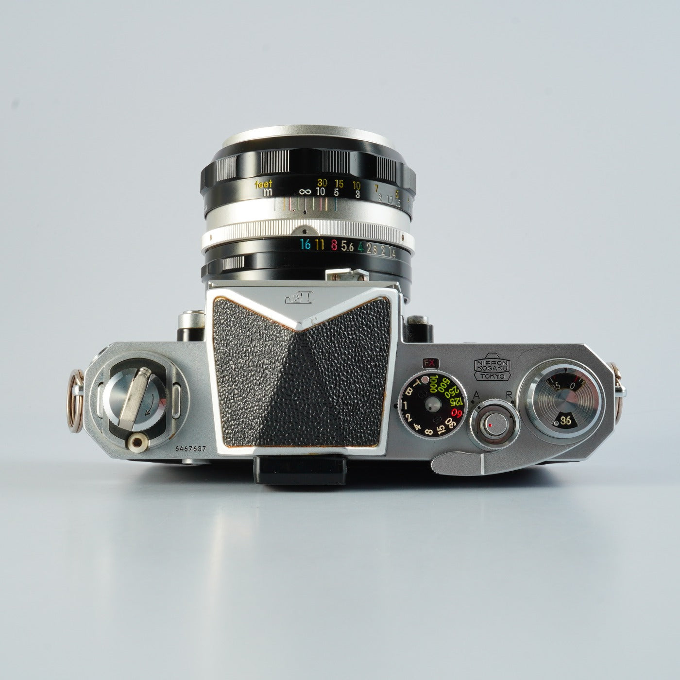 【Serviced】 Nikon F Eyelevel Early Model Silver + NIKKOR 50mm F/1.4 MF フィルム一眼レフカメラ