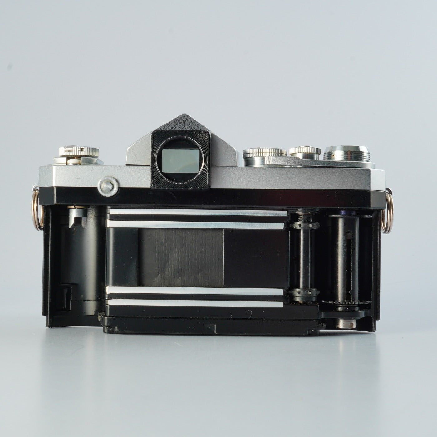 【Serviced】 Nikon F Eyelevel Early Model Silver + NIKKOR 50mm F/1.4 MF フィルム一眼レフカメラ