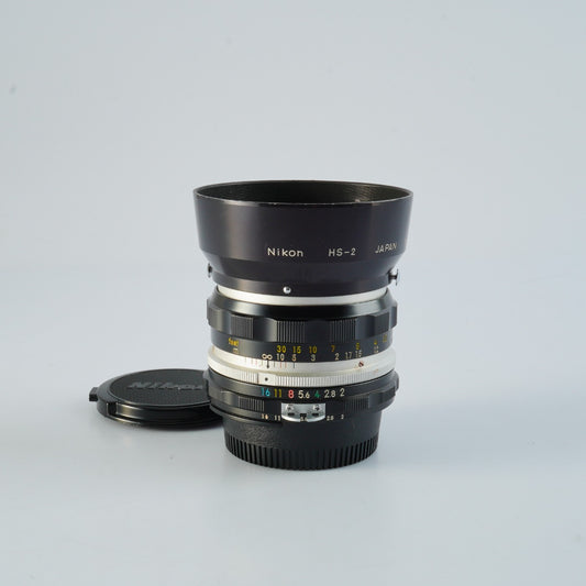 Nikon Ai NIKKOR-H Auto 50mm F/2 prime lens