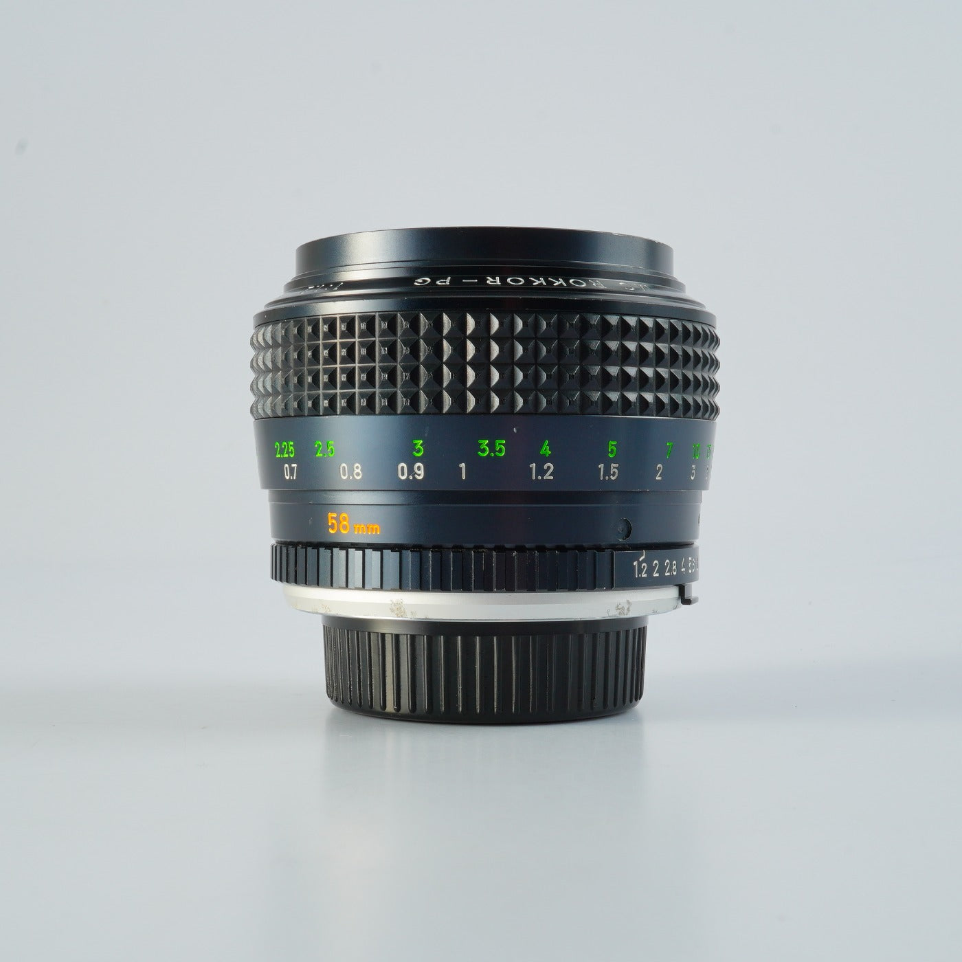 MINOLTA MC ROKKOR-PG 58mm F/1.2 prime lens