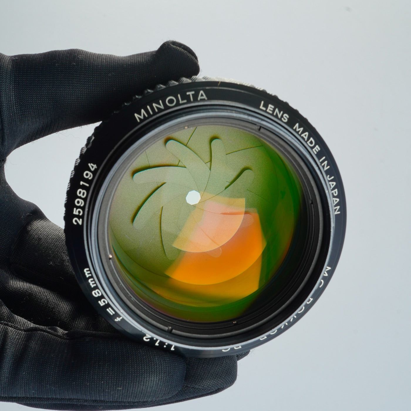 MINOLTA MC ROKKOR-PG 58mm F/1.2 prime lens