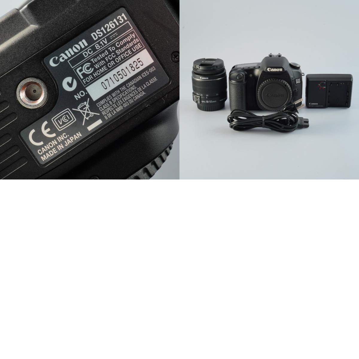 Canon EOS 30D + EF-S 18-55mm F/3.5-5.6 IS Ⅱ + CF 2GB デジタル一眼レフカメラ