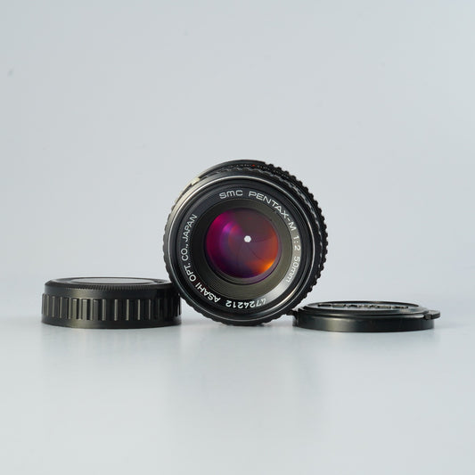 SMC PENTAX M 50mm F/2 (für Pentax K) Festbrennweitenobjektiv