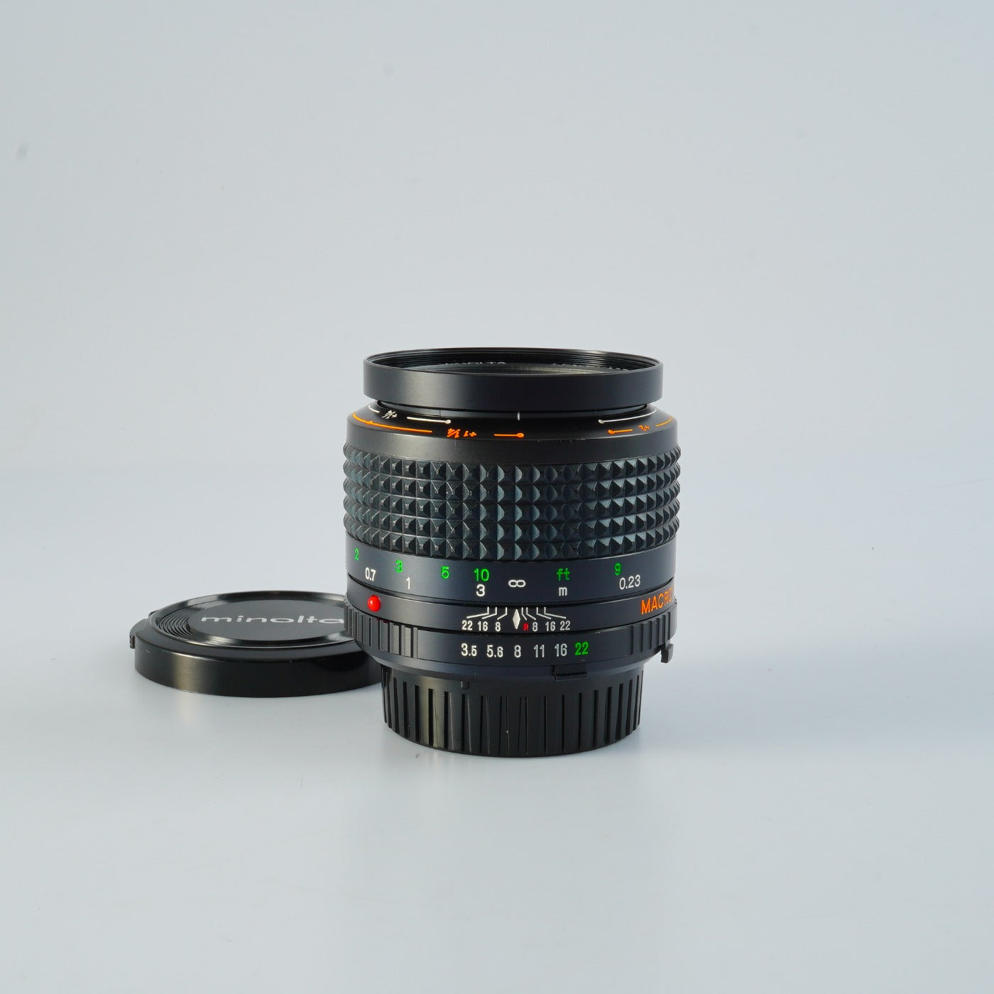 MINOLTA MD MACRO ROKKOR 50mm F/3.5 prime lens