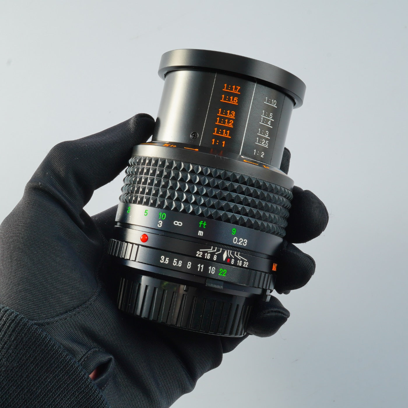 MINOLTA MD MACRO ROKKOR 50mm F/3.5 prime lens