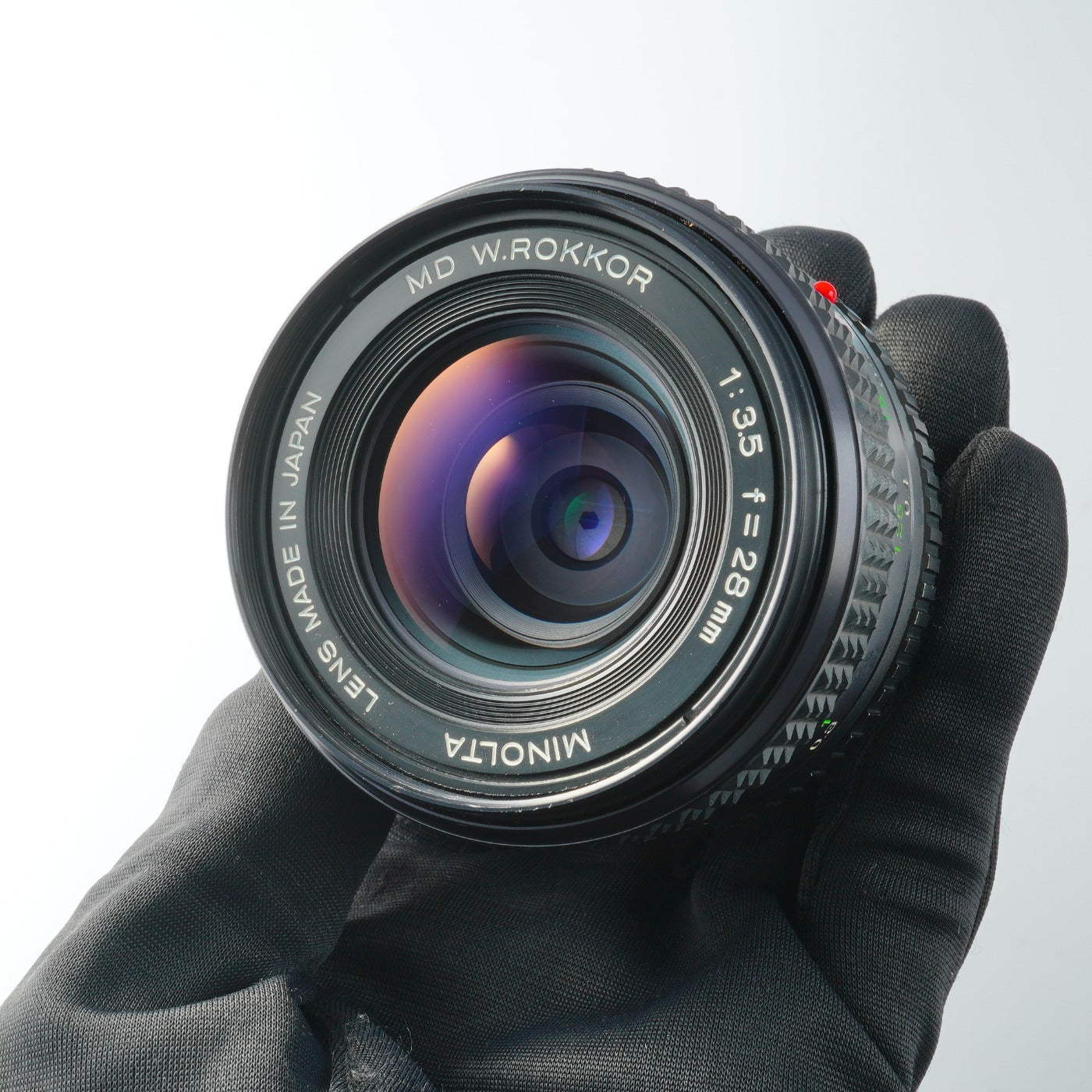 MINOLTA MD W.ROKKOR 28mm F/3.5 prime lens
