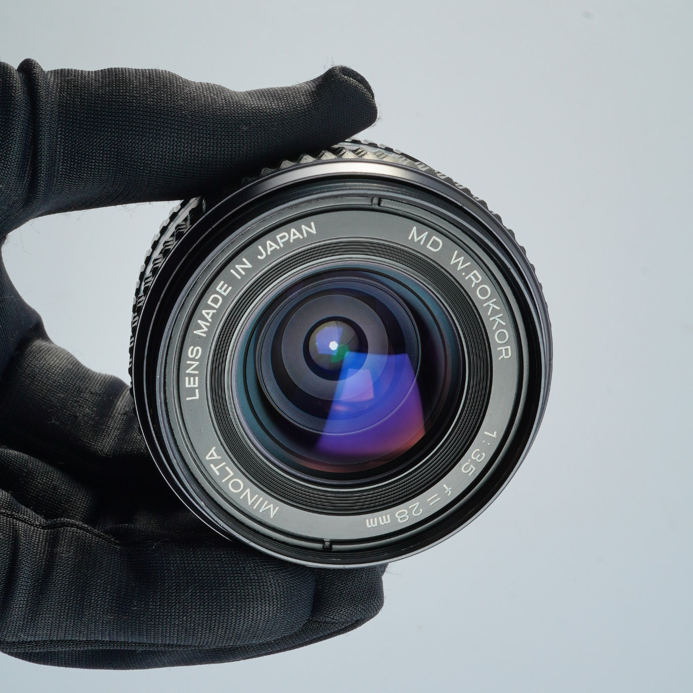 MINOLTA MD W.ROKKOR 28mm F/3.5 prime lens