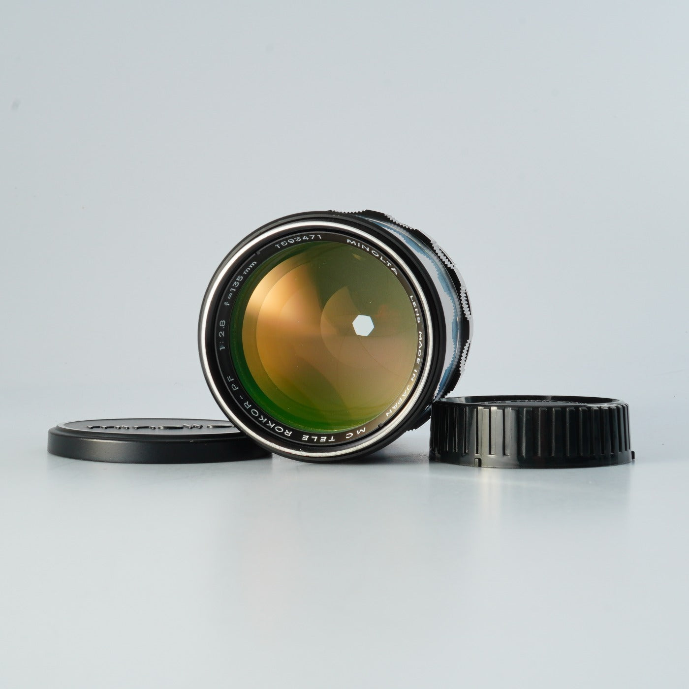 MINOLTA MC TELE ROKKOR PF 135mm F/2.8 prime lens