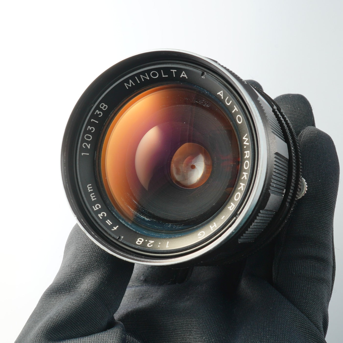 MINOLTA AUTO W.ROKKOR-HG 35mm F/2.8 prime lens