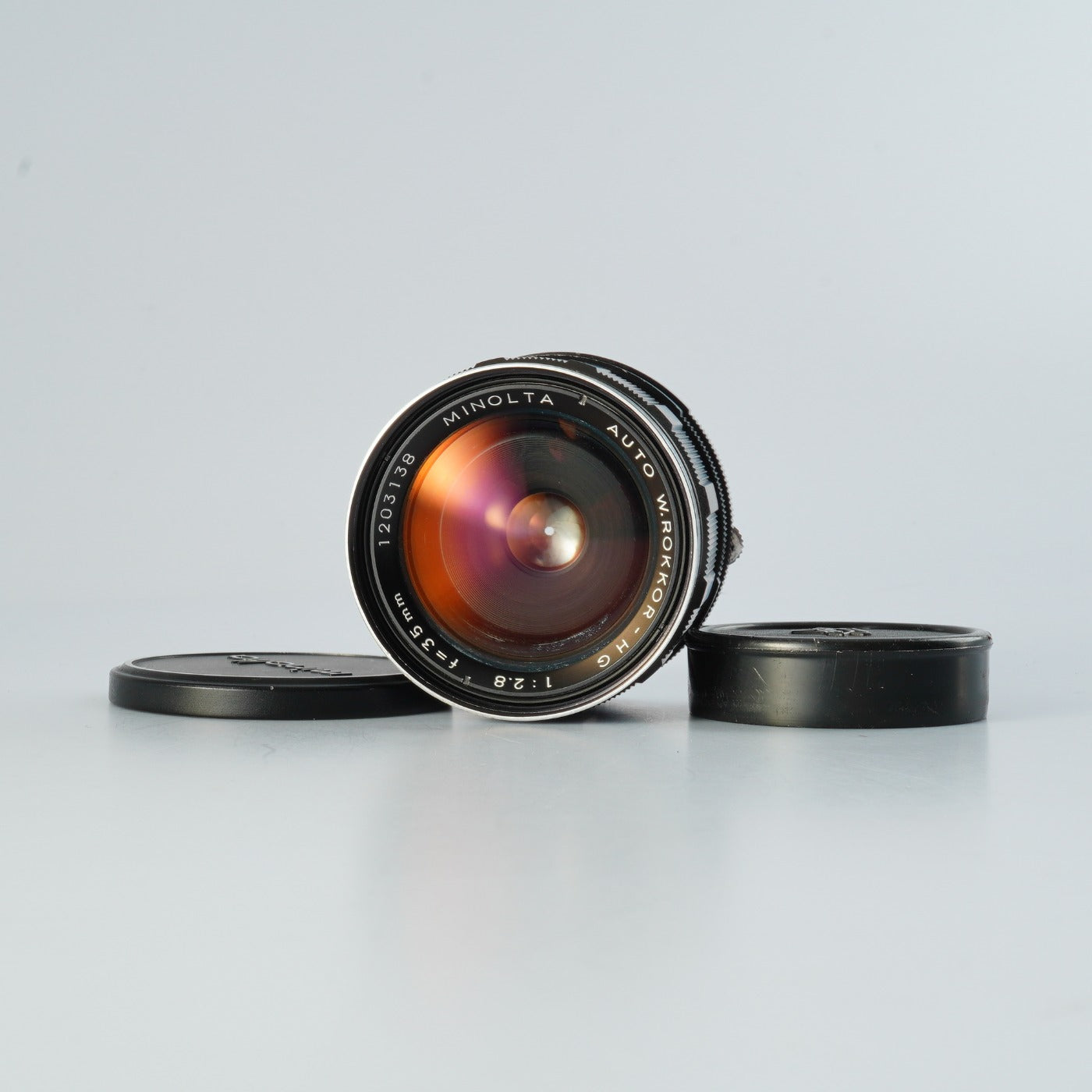 MINOLTA AUTO W.ROKKOR-HG 35mm F/2.8 prime lens
