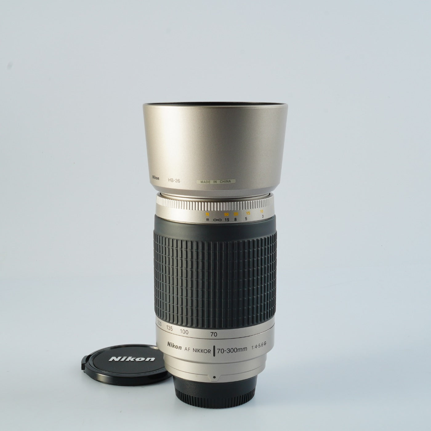 Nikon AF NIKKOR 70-300mm F/4-5.6 G Silver Zoom Lens