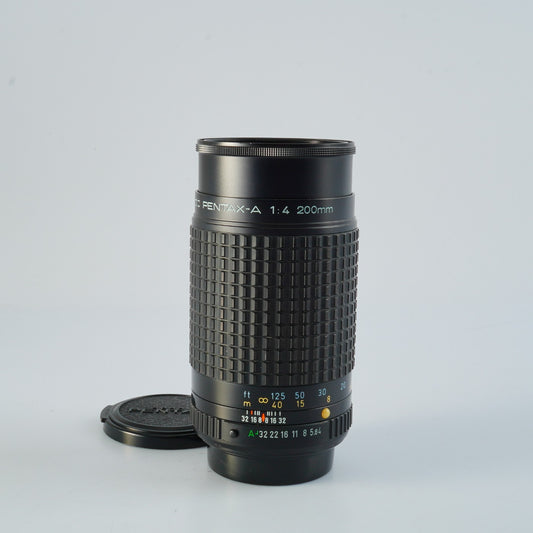 SMC PENTAX A 200mm F/4 (für Pentax K) Festbrennweitenobjektiv