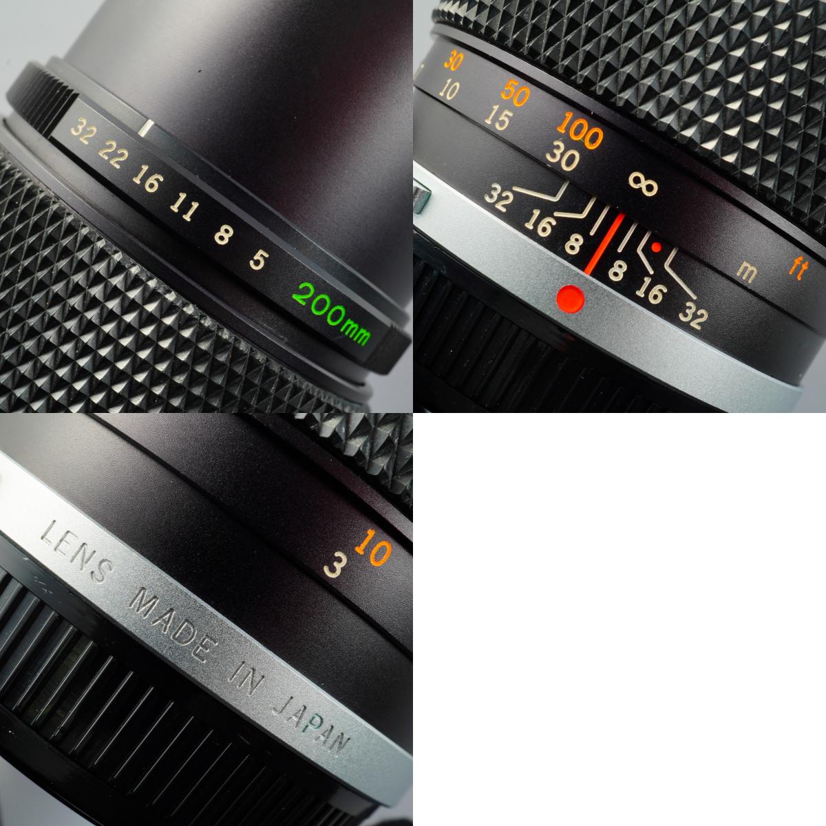 OLYMPUS OM-SYSTEM F.ZUIKO AUTO-T 200mm F/5 Einzelfokus-Objektiv