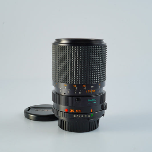 MINOLTA MD ZOOM 35-105mm F/3.5-4.5 Zoomobjektiv