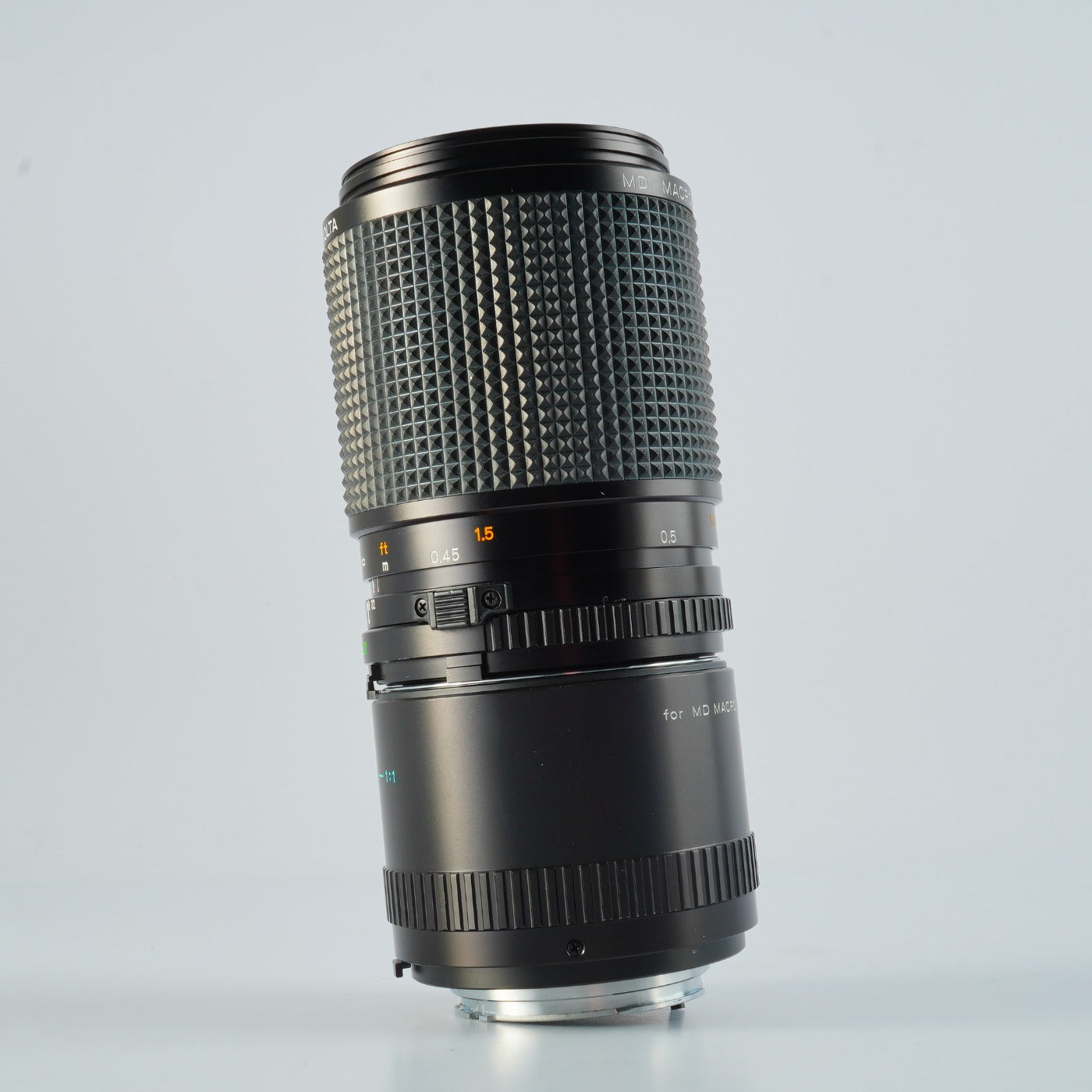 MINOLTA MD MACRO 100mm F/4 + 1:2-1:1 Extension Tube Prime Lens