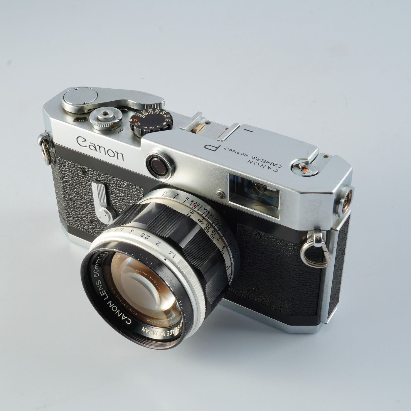 【SERVICED & TESTED】 Canon P + 50mm F/1.4 レンジファインダーフィルムカメラ