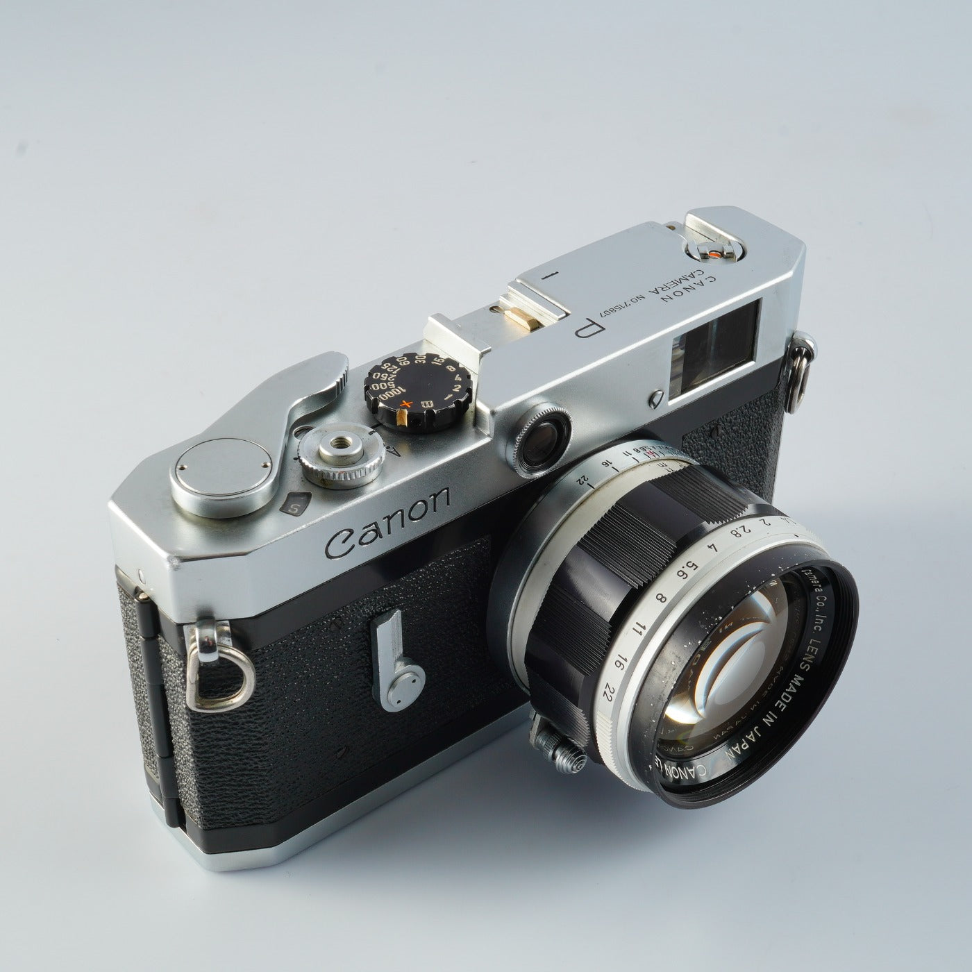 SERVICED & TESTED】 Canon P + 50mm F/1.4 レンジファインダー