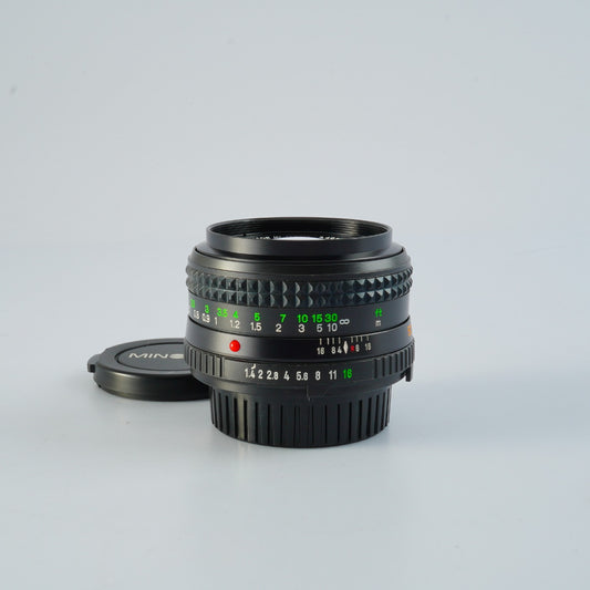 MINOLTA MD ROKKOR 50mm F/1.4 Festbrennweitenobjektiv