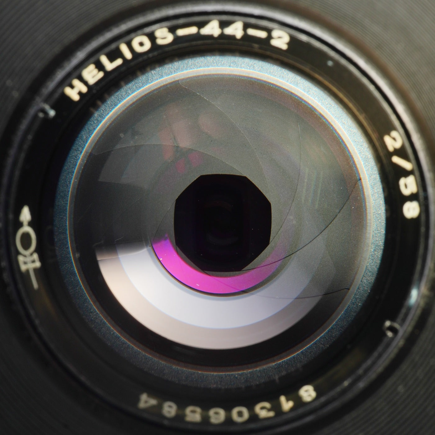 Helios 44-2 58mm f/2 for M42 Swirly Bokeh + Sony E mount Adapter 単焦点レンズ