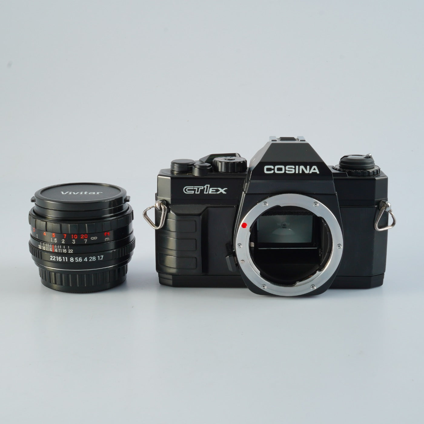 COSINA CT1 EX + VIivitar 50mm F/1.7 MC MF film SLR camera