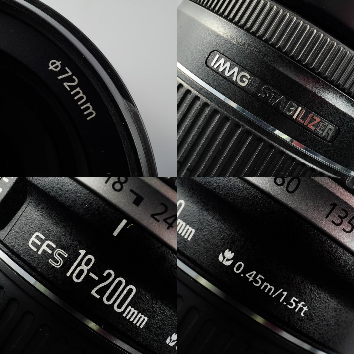 Canon EF-S 18-200mm F/3.5-5.6 IS ズームレンズ