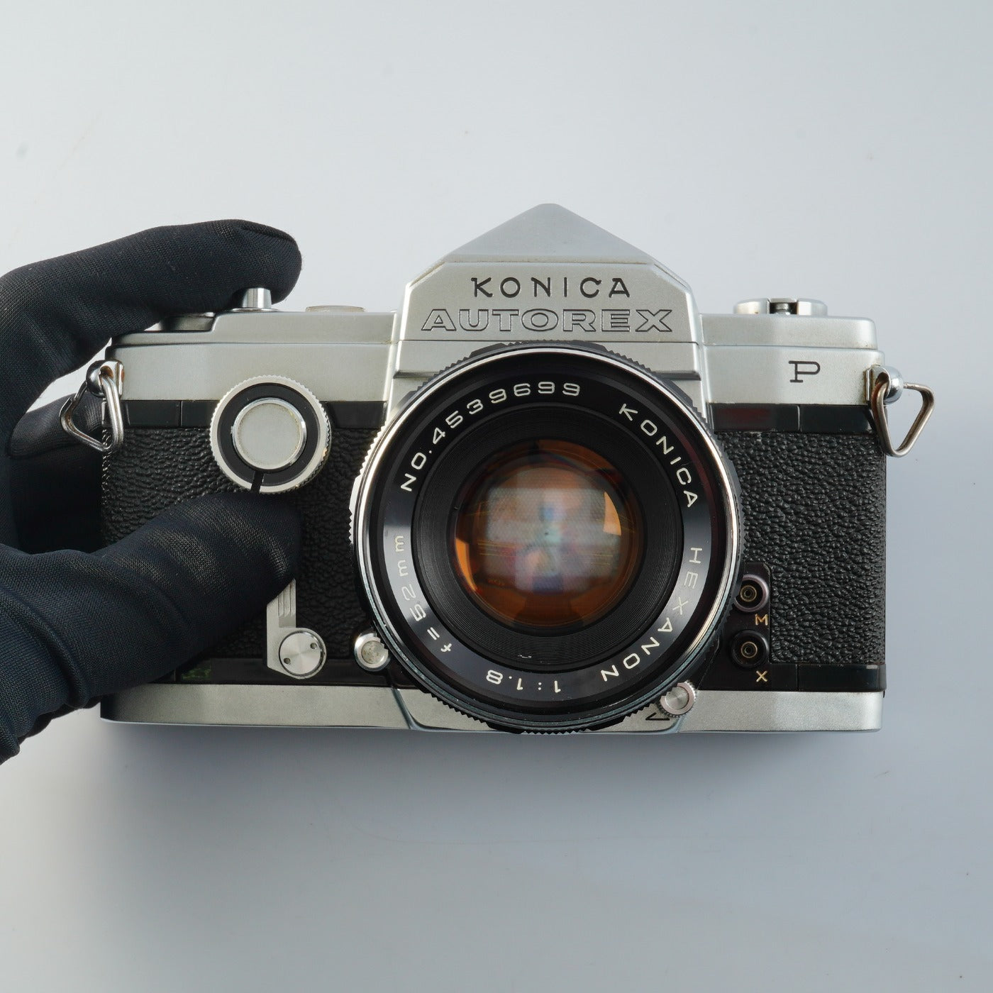 【Serviced & Tested】 Konica AUTOREX P + Hexanon 52mm F/1.8 MF フィルム一眼レフカメラ