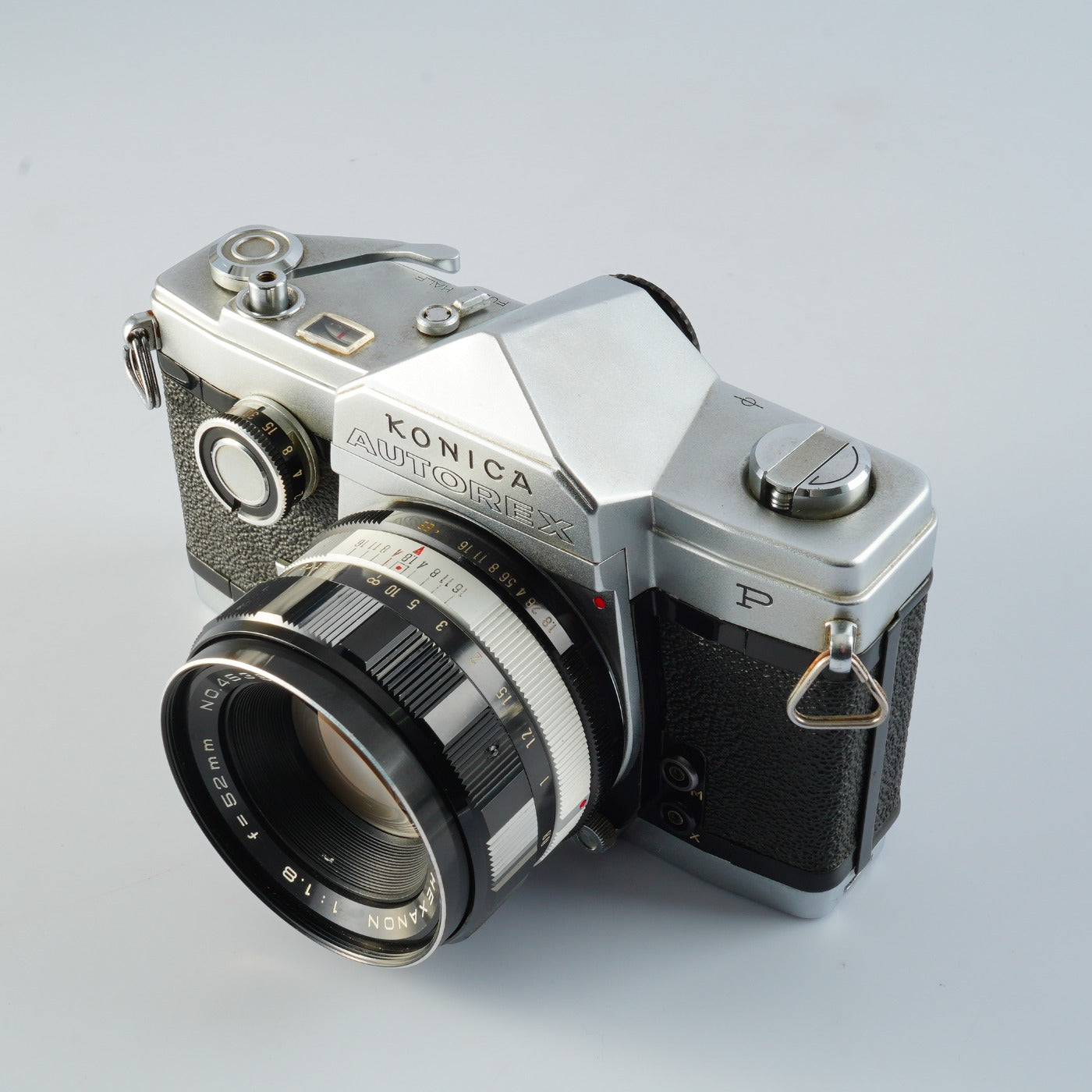 【Serviced & Tested】 Konica AUTOREX P + Hexanon 52mm F/1.8 MF フィルム一眼レフカメラ