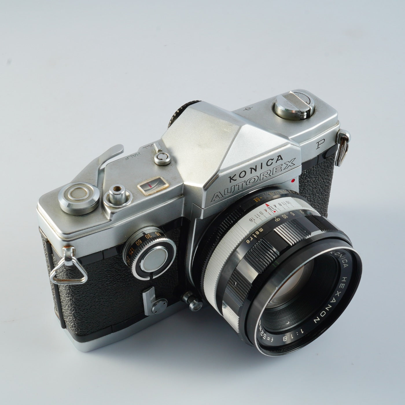 【Serviced & Tested】 Konica AUTOREX P + Hexanon 52mm F/1.8 MF フィルム一眼レフカメラ