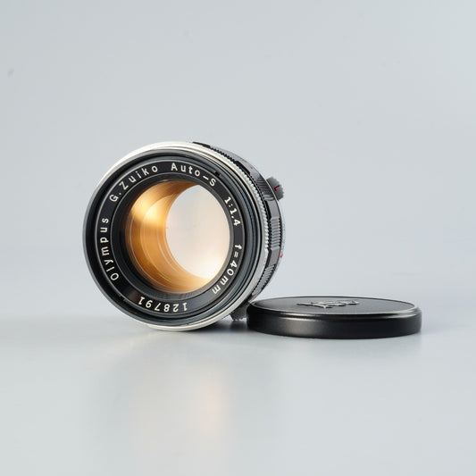 OLYMPUS G.ZUIKO AUTO-S 40mm F/1.4 for PEN FT / FV / F prime lens