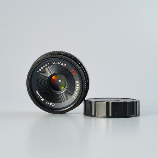 CONTAX Carl Zeiss Planar T* 45mm F/2.8 MMJ Prime Lens