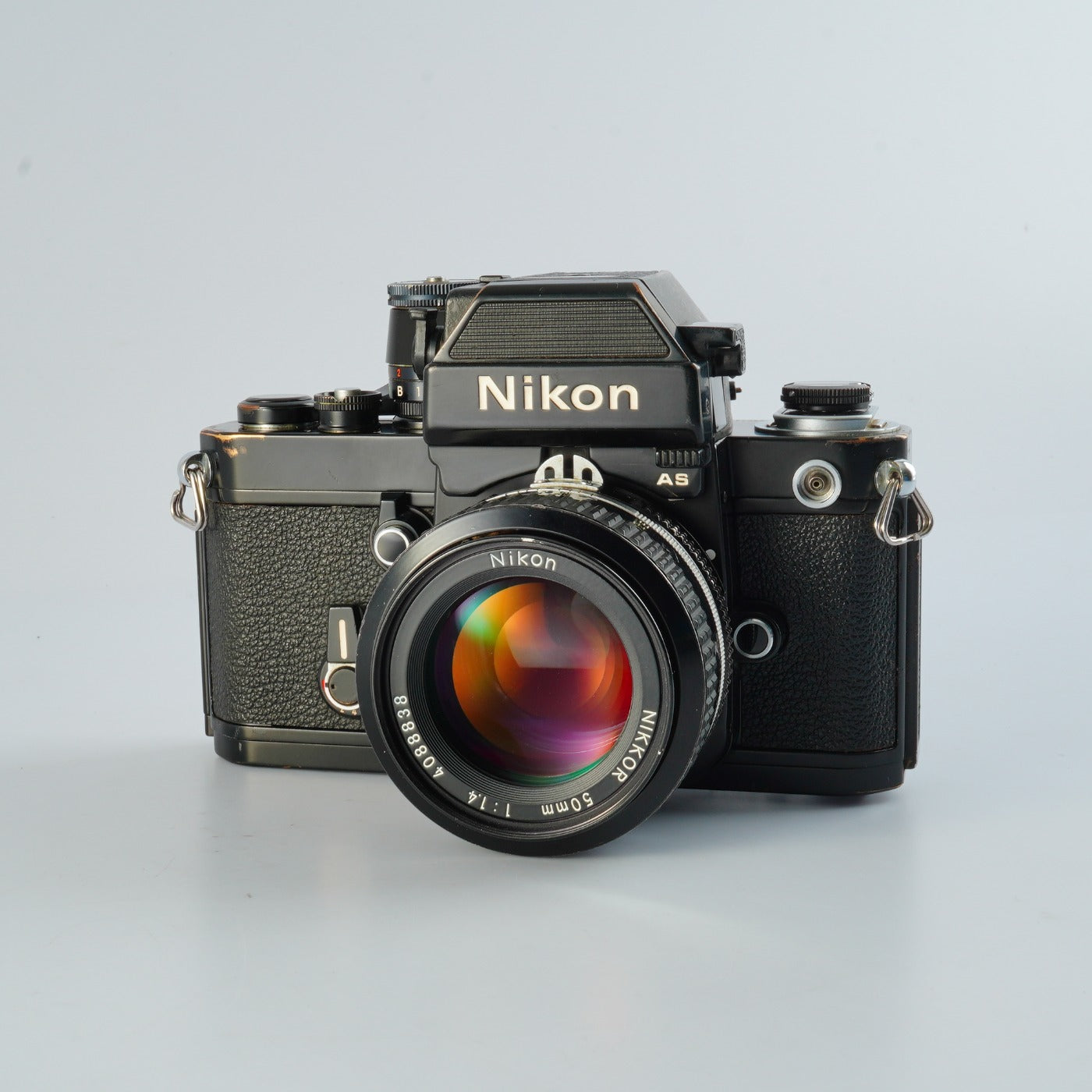 [SERVICED &amp; TESTED] Nikon F2 Photomic AS DP-12 Black + NIKKOR Ai 50mm F/1.4 MF Film SLR Camera