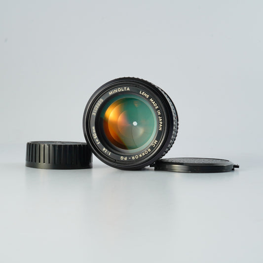 MINOLTA MC ROKKOR-PG 50mm F/1.4 prime lens