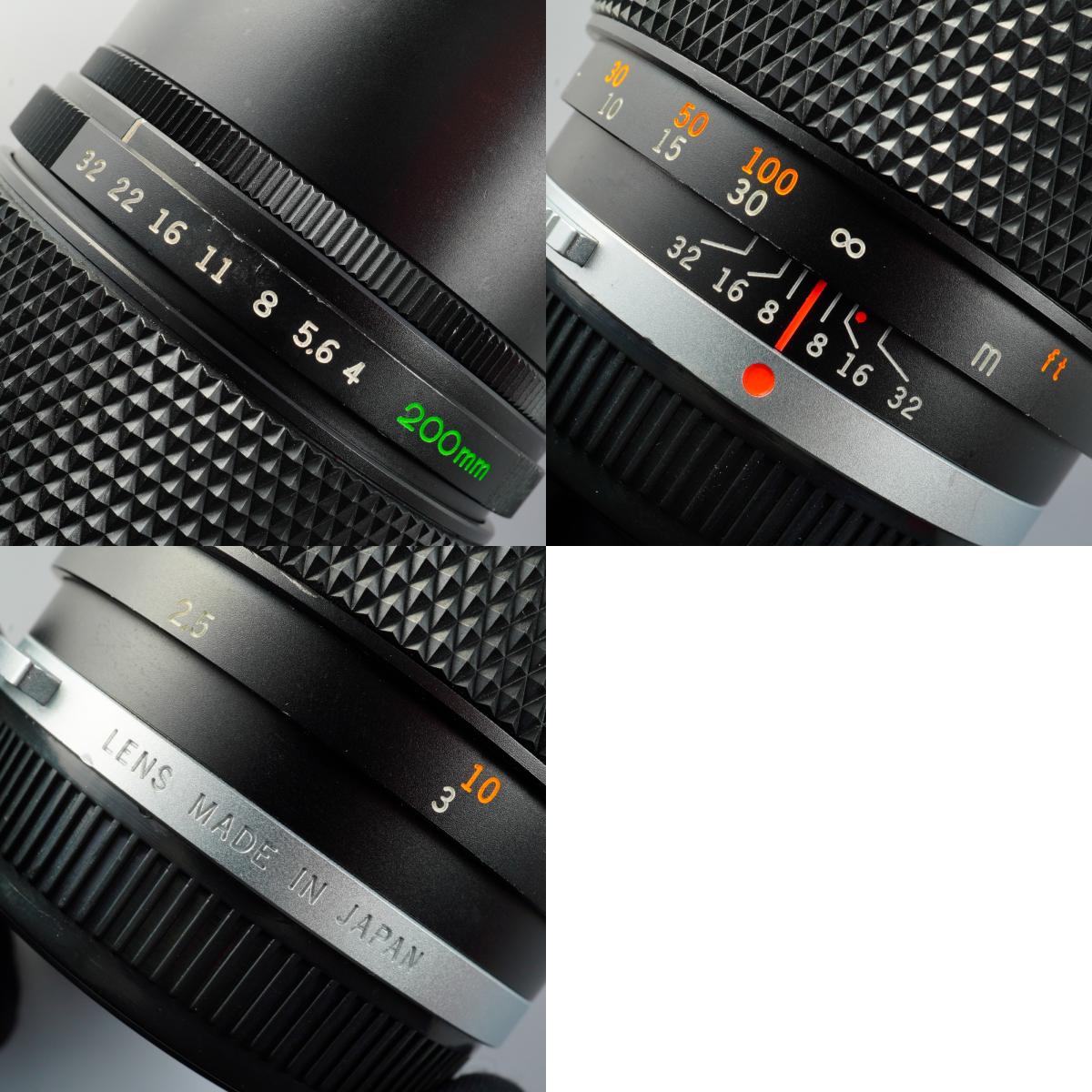 OLYMPUS OM-SYSTEM ZUIKO AUTO-T 200mm F/4 単焦点レンズ