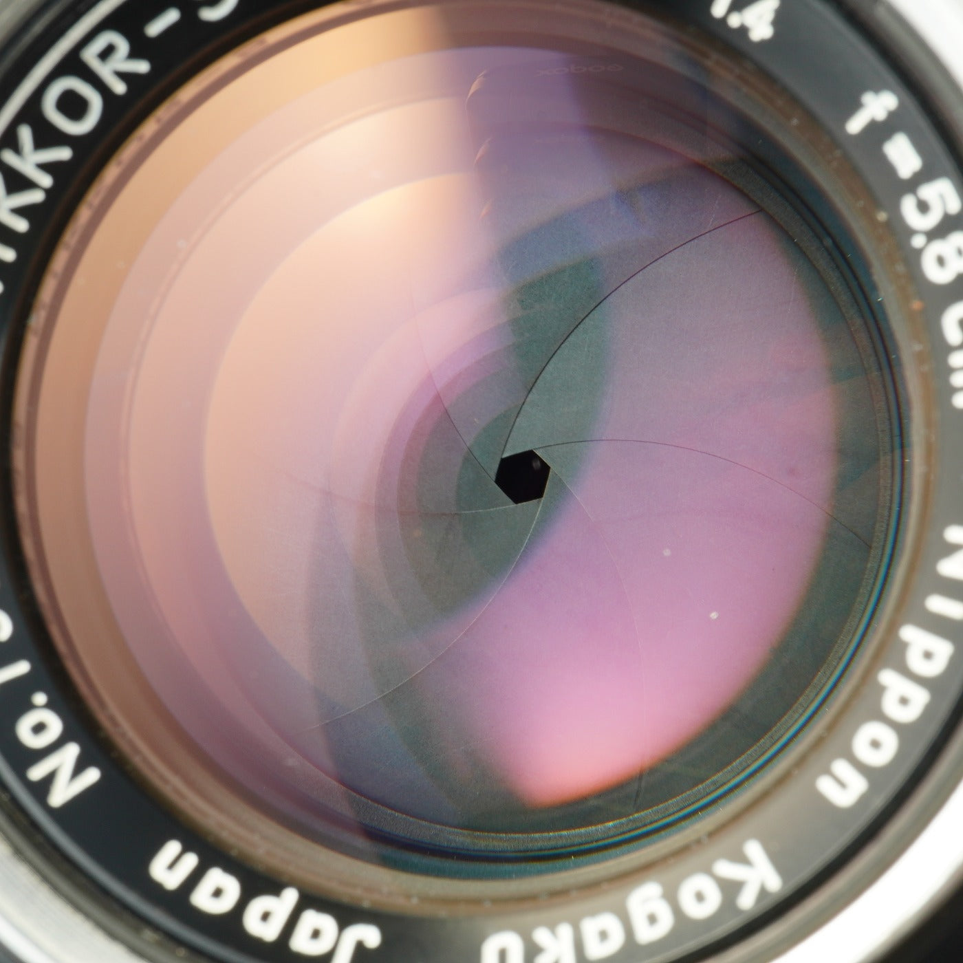 Nikon Nikkor-S Auto 5.8cm 58mm F/1.4 PAT PEND 非Ai 単焦点レンズ