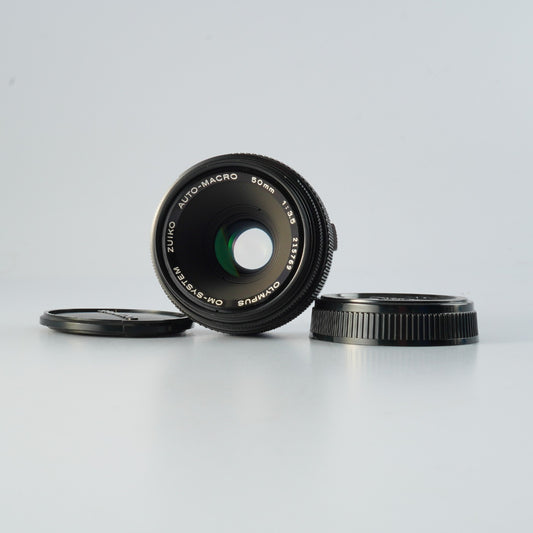 OLYMPUS OM-SYSTEM ZUIKO AUTO-MACRO 50mm F/3.5 単焦点レンズ