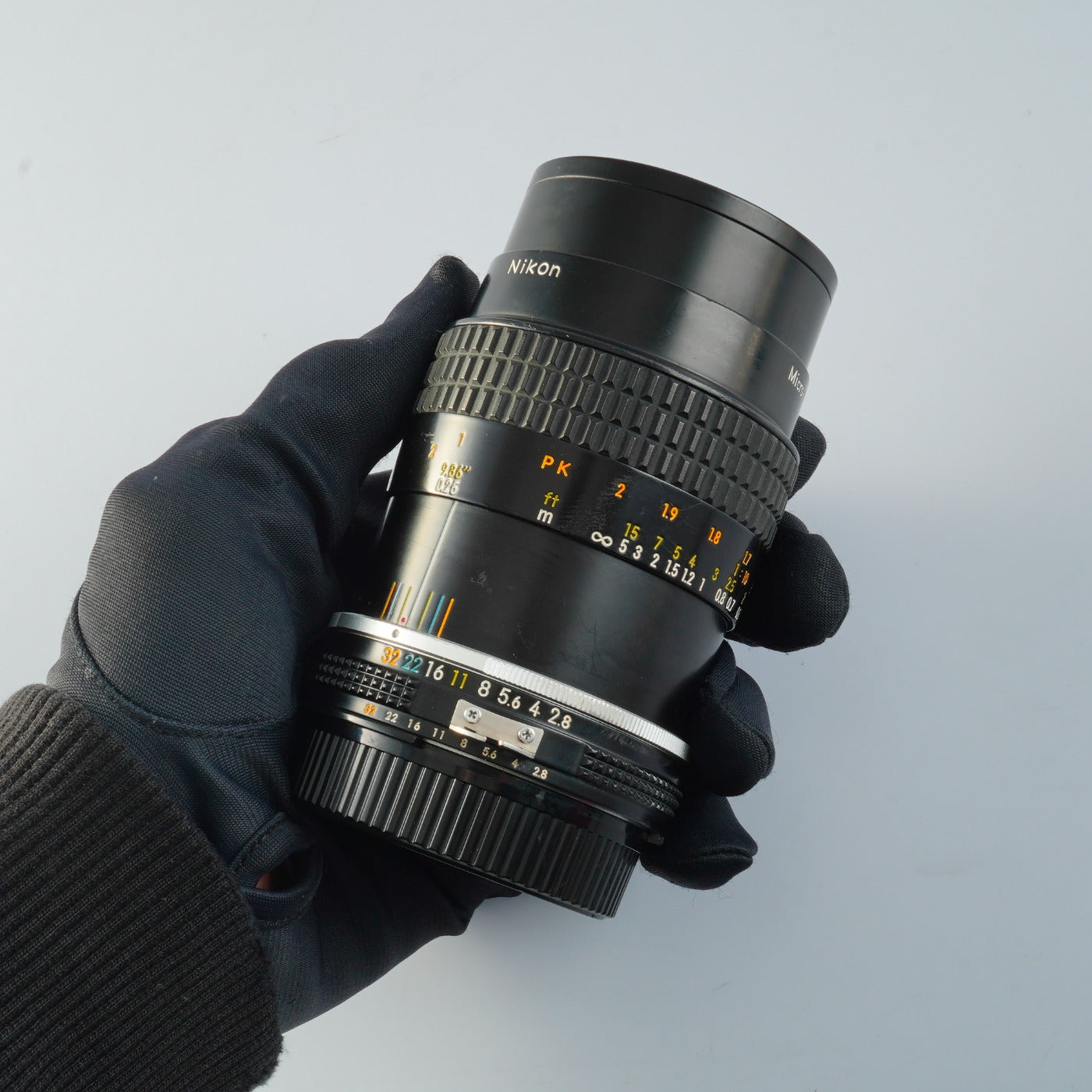 Nikon Ai-s Micro NIKKOR 55mm F/2.8 + PK-13-12-11A マクロレンズ