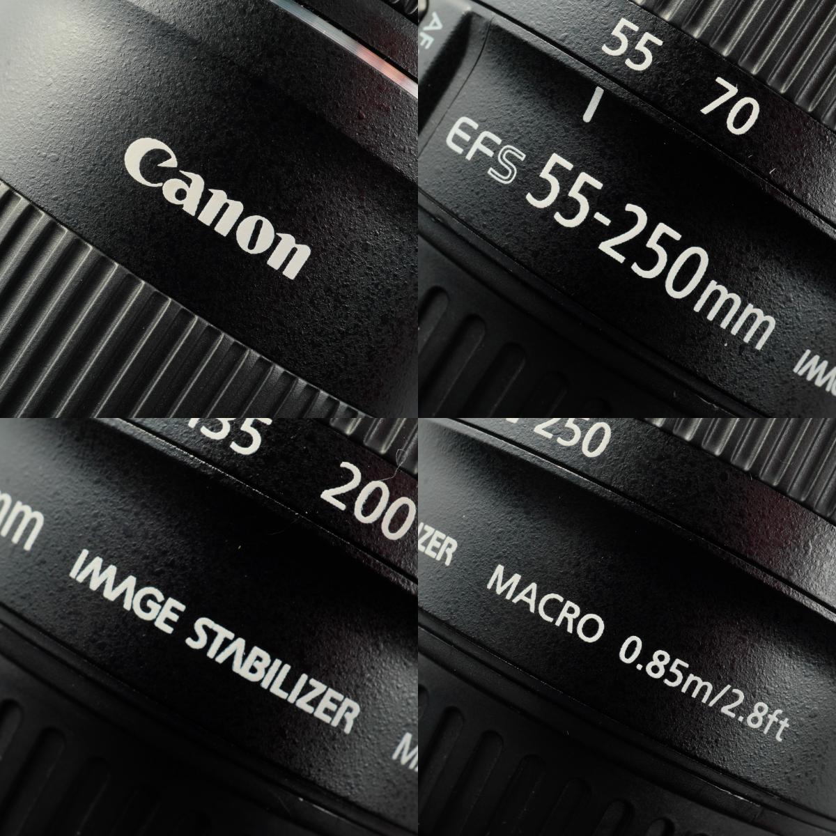 Canon EF-S 55-250mm F/4-5.6 IS STM ズームレンズ