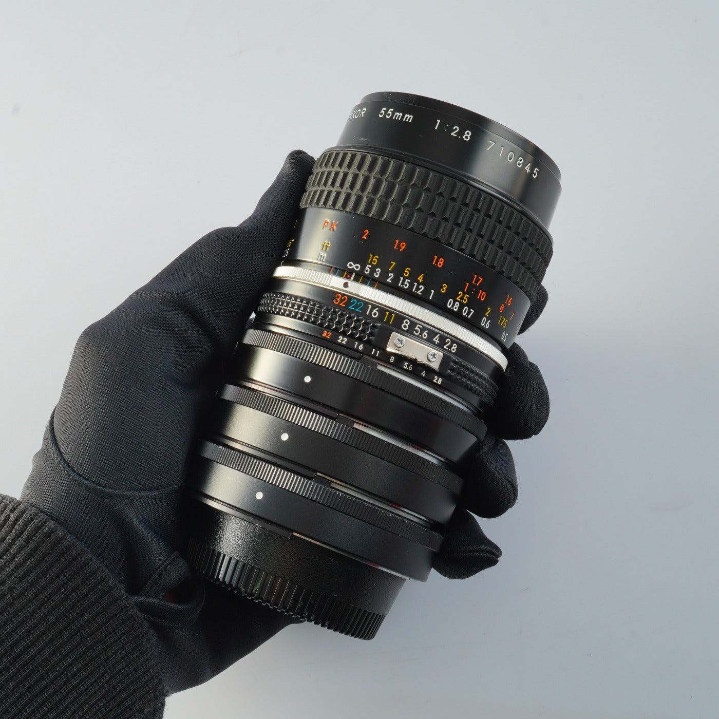 Nikon Ai-S Micro NIKKOR 55mm F/2.8 +PK12 x3 単焦点レンズ