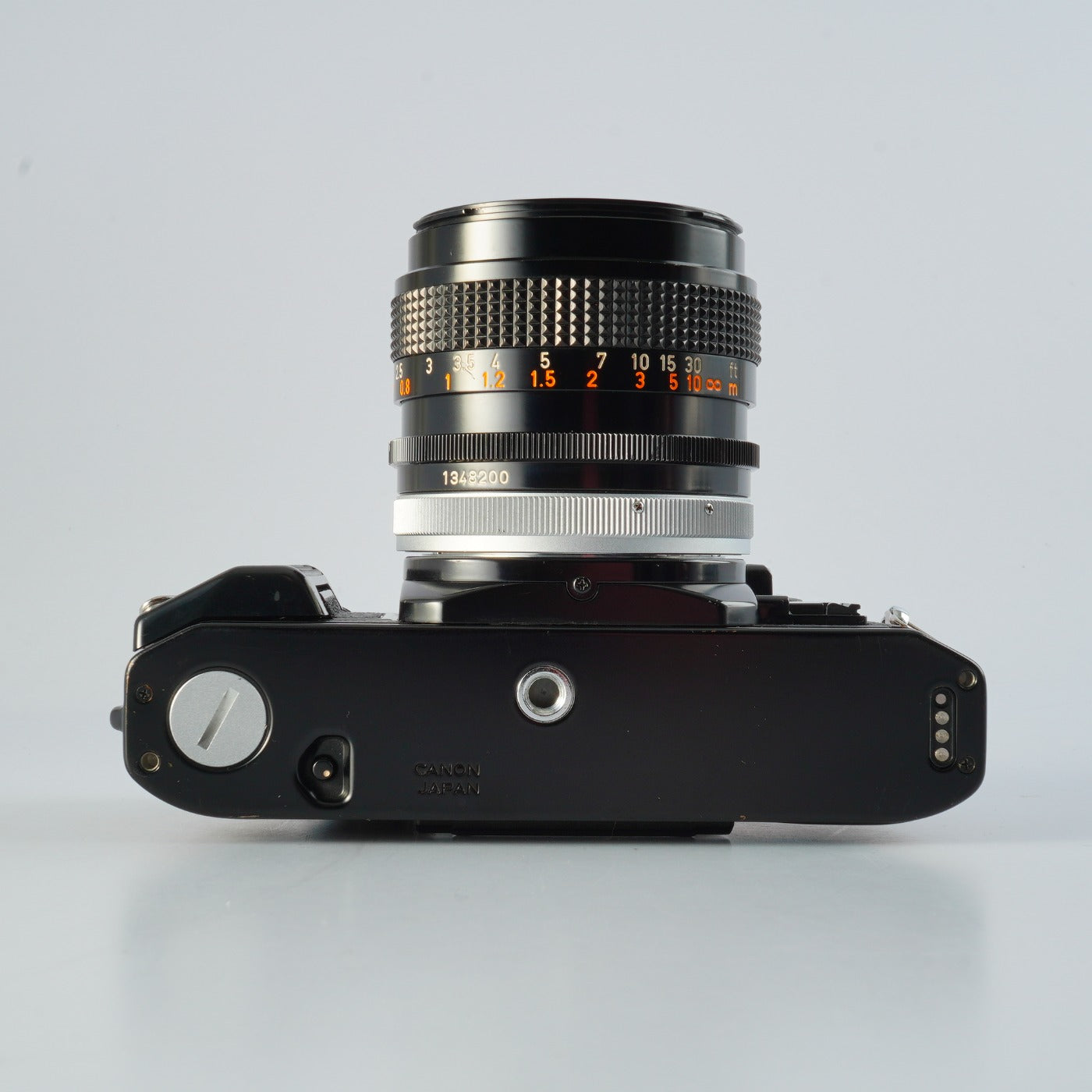 【CLA’d】 Canon AE-1 Program Black + FD 50mm F/1.4 S.S.C. MF フィルム一眼レフカメラ