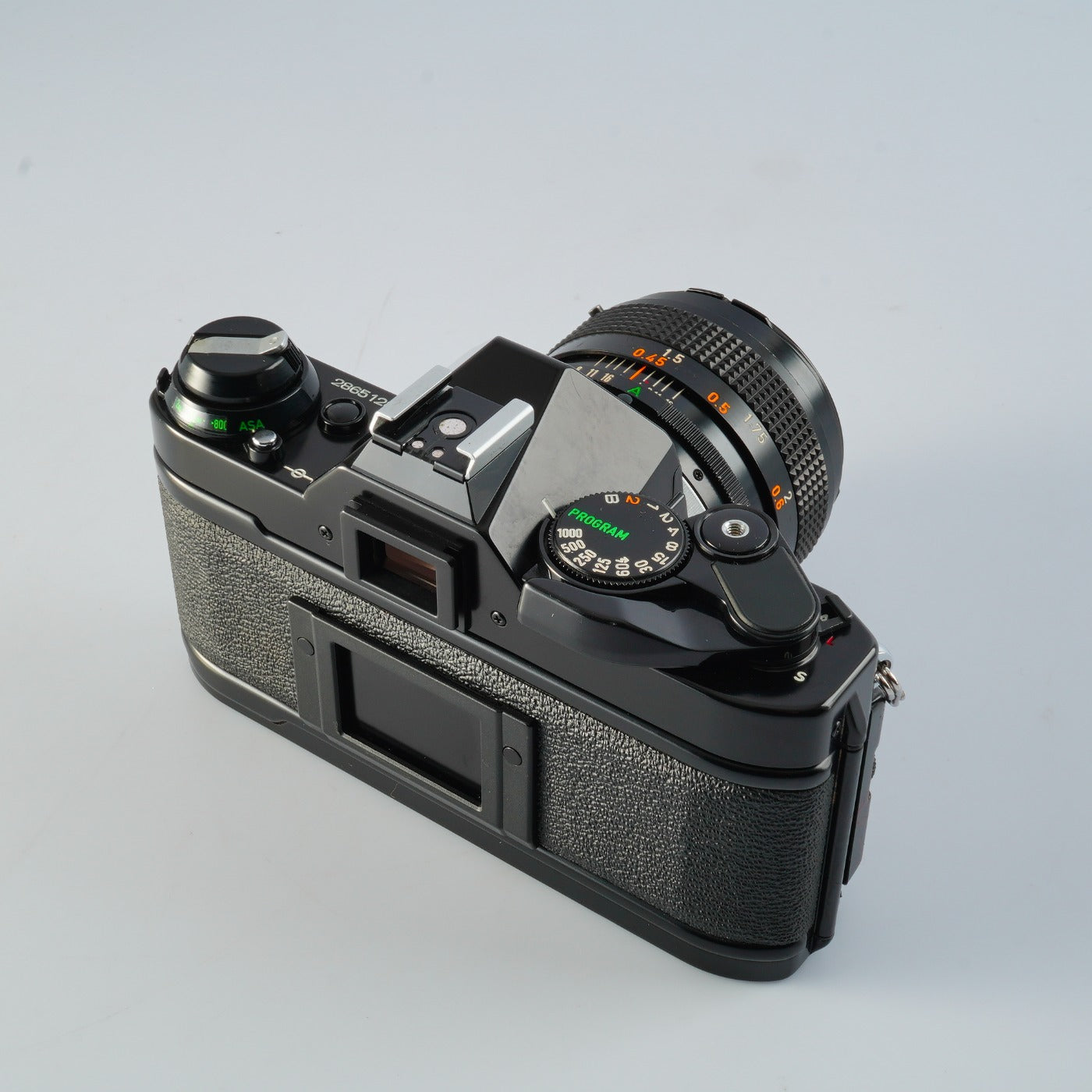 【CLA’d】 Canon AE-1 Program Black + FD 50mm F/1.4 S.S.C. MF フィルム一眼レフカメラ