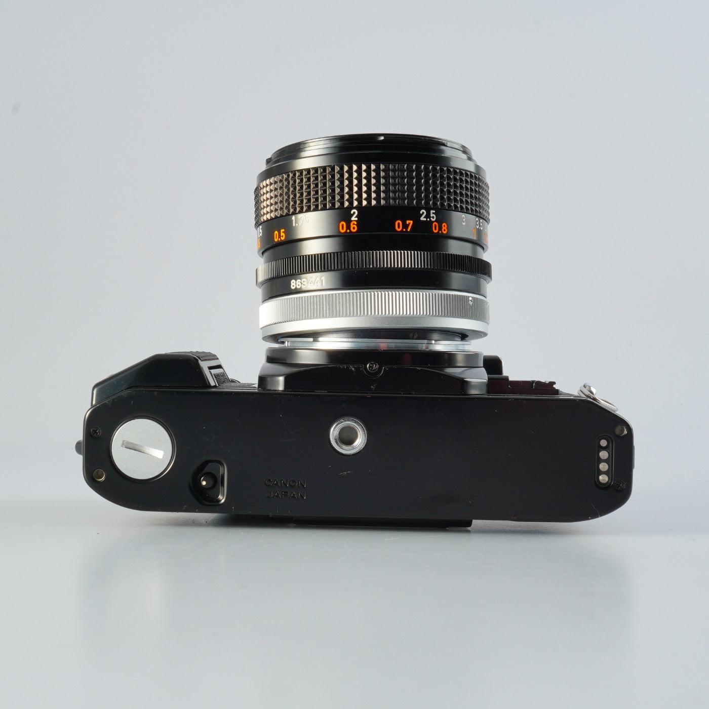 【CLA’d】 Canon AE-1 Program Black + FD 50mm F/1.4 S.S.C. MF フィルム一眼レフカメラ