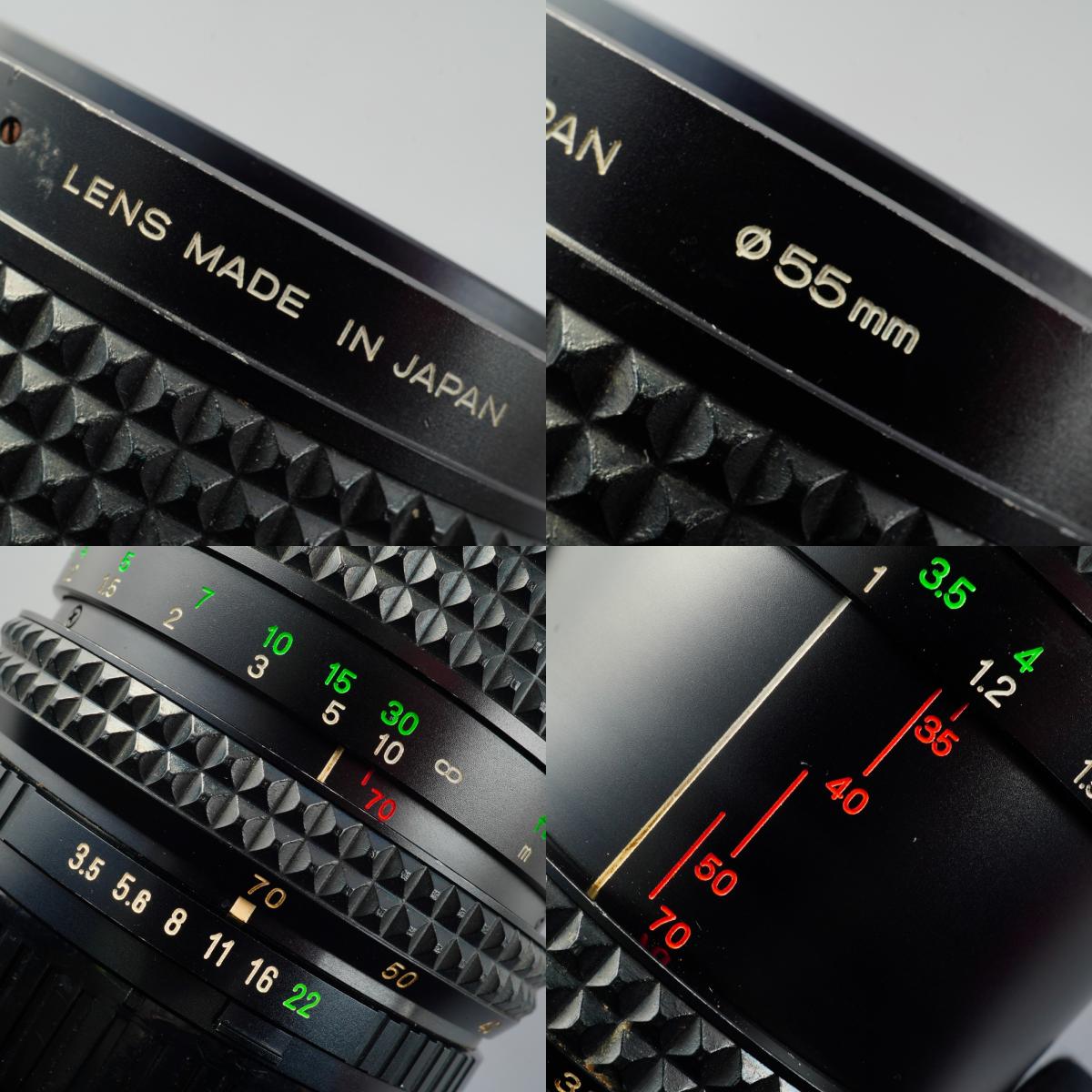 MINOLTA MD ZOOM ROKKOR 35-70mm F/3.5 ズームレンズ