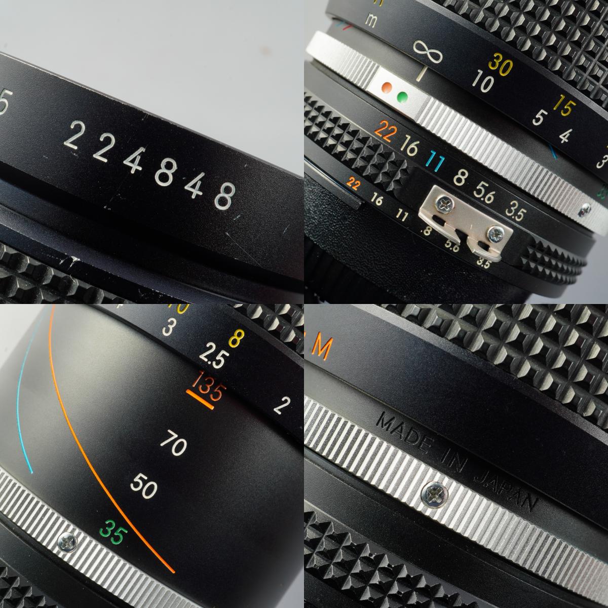 Nikon Ai-S Zoom-NIKKOR 35-135mm F/3.5-4.5 ズームレンズ