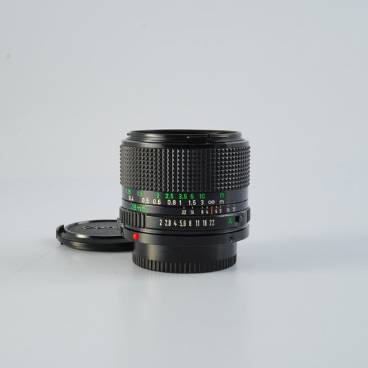 【ジャンク】 Canon New FD NFD 28mm F/2 単焦点レンズ