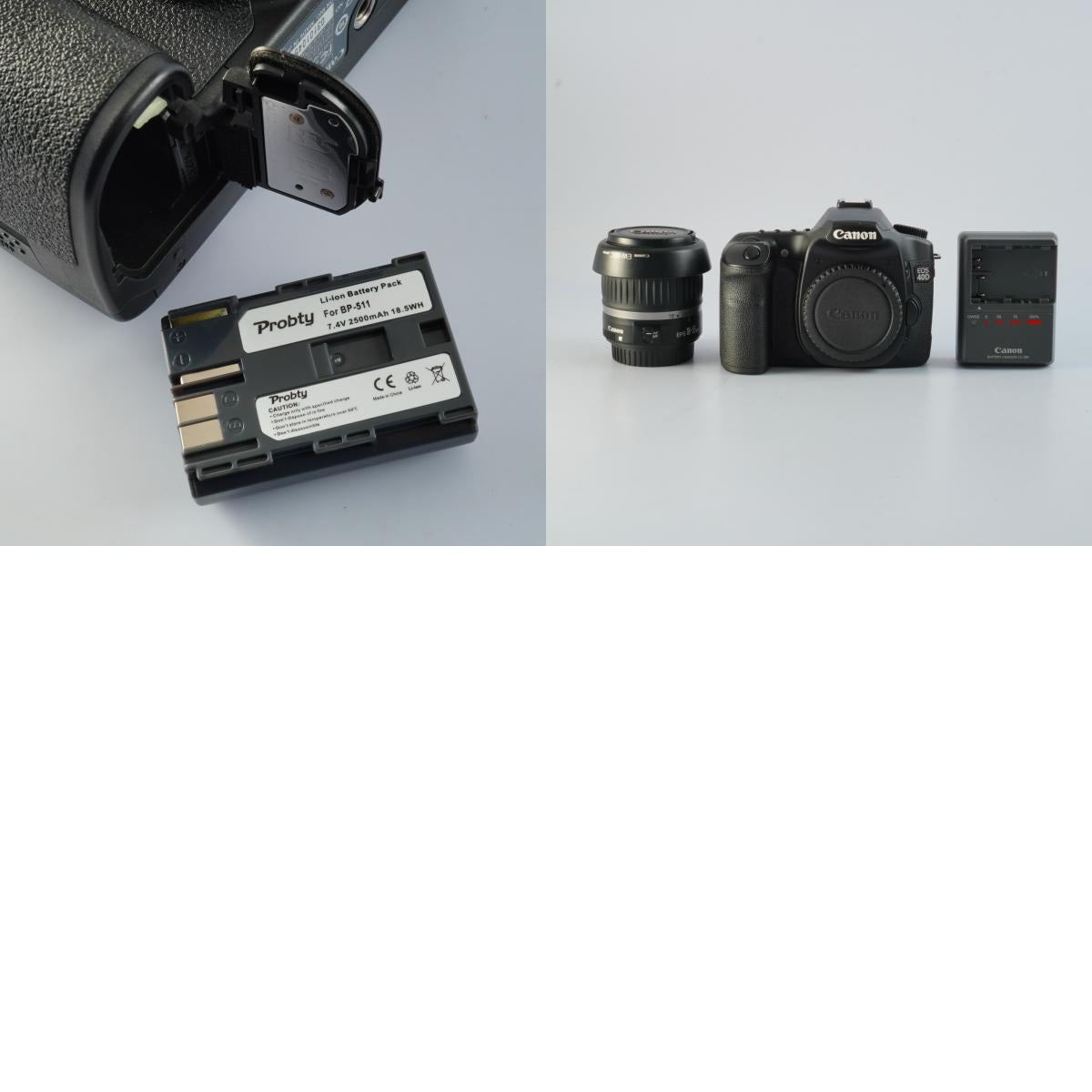 Canon EOS 40D + EF-S 18-55mm F/3.5-5.6 Ⅱ USM + CF 2GB デジタル一眼レフカメラ